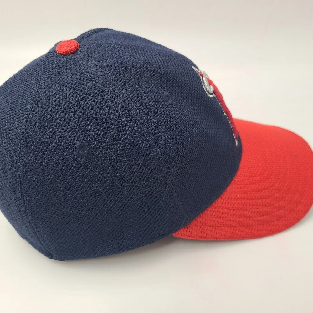 Los Angeles Angels Hat Fitted‎ M-L New Era 39Thirty Blue Red MLB Baseball Men